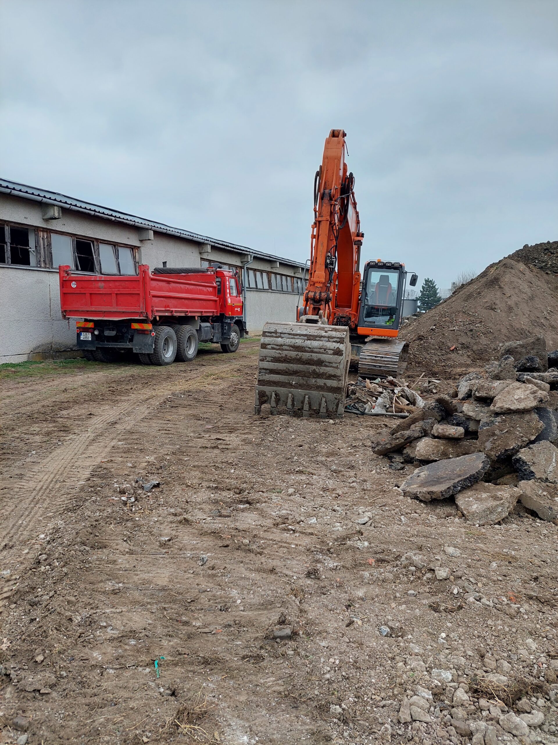 Separace materiálu Agro-družstvo Kojetín